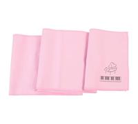 Hoement Paño Protector Rosa para Teclado de Piano de Poliéster Ligero y Fácil de Almacenar Cubre y Protege las Teclas del Piano Adecuado para Familias y Niños