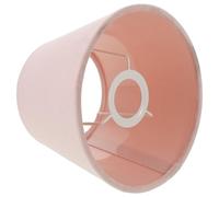 Hoement Pantalla de Lámpara de Tela Rosa para Mesa Pantalla Decorativa Circular E27 Cubierta de Tela Natural para Lámpara de Escritorio y Dormitorio Filtro de Luz Suave para Ambiente