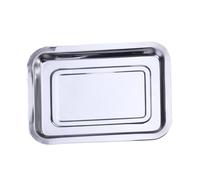 Hoement Parrilla De Acero Inoxidable Bandeja Para Asar Plancha Bandeja Reutilizable Para Secar Platos Sartén Para Cocinar A