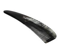 Hoement Peine de Cuerno de Yak para Cabello, Grosor 6-8 mm, Forma U, Antiestático, Alivio de Tensión, Uso Doméstico y Profesional