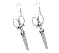 Hoement Pendientes de Plata de Ley para Mujer Diseño Creativo de Tijeras Vintage Joyería Delicada y Divertida para Fiestas y Uso Diario