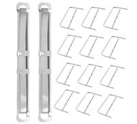 Hoement Perforadora de 2 Agujeros de Metal Reutilizable para Oficina y Hogar, Paquete de 100 Piezas, Herramienta Resistente y Flexible para Papel