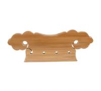 Hoement Pipa Bridge Tailpiece Hecho Mano Para Reemplazo De Lira Accesorio Práctico De Instrumento Musical De Bambú