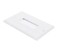 Hoement Placa de Pared Cepillo Banda de Color Claro para Proteger y Organizar Cables Coaxiales Tv Material Abs Resistente para Instalación en Pared
