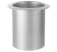 Hoement Portavasos para Sofá Reclinable de Acero Inoxidable Accesorio Metálico Empotrado 1 Pieza Soporte Estable para Bebidas en Asa de Sillón Compatible Uso en Automóvil y Exteriores