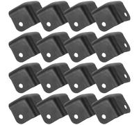 Hoement Protector de Esquinas de Hierro Fortalece Juntas y Protege Esquinas para Altavoces y Gabinetes, 16 Piezas, 31 Mm, Negro Varios estilos en Proyectos de Varios estilos