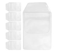 Hoement Protectores de Bolsillo de PVC para Enfermería, Paquete de 6 Piezas, Fácil de Usar y Resistente a Desgarros, Adecuado para Hospitales y Tiendas