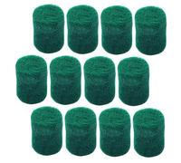 Hoement Protectores De Fieltro Para Pilar De Saxofón 12 Piezas, Almohadillas Verdes 8x11 Mm, Accesorios Para Reparación De Saxofón, Suministros Prácticos Para Música y Mantenimiento