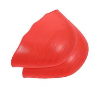 Hoement Protectores para Dedos de Pie Acolchados, Rellenos Suaves para Puntera de Zapatos, Plantillas Ergonómicas Naranja para Zapatos Deportivos y Tacones, Insertos Cómodos para Cuidado