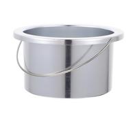 Hoement Recipiente de Aluminio para Derretir Cera, Accesorio Práctico Antiadherente Superficie Lisa y Diseño Seguro, Compatible Máquinas de Depilación para Uso Profesional y Personal