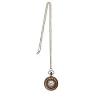 Hoement Reloj de Bolsillo Tapa Abatible Fácil de Guardar y Transportar Vintage con Diseño Retro Aleación de Zinc para Hombre y Mujer Ocasión