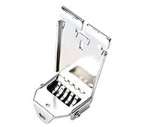 Hoement Repuesto De Metal Para Banjo De Cuerdas Colgador De Cuerda Brillante y Duradero Accesorio De Guitarra Para El Rendimiento Musical Acabado Plateado