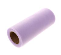 Hoement Rollo de Tela de Tul Púrpura de Poliéster para Proyectos de Costura y Adornos de Fiesta, Material Resistente y Fácil de Trabajar, 1 Rollo para Ocasiones Obsequios