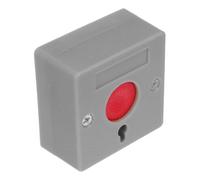 Hoement Sistema de Alarma de Emergencia con Botón de Llamada Manual Interruptor de Reseteo para Personas Mayores Color Gris Clásico para Baños y Cuidado de Ancianos Tecla de Pánico y