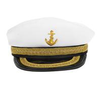 Hoement Sombrero de Capitán de Barco para Hombre y Mujer, Gorro Náutico de Poliéster Alta Durabilidad y Diseño Resistente para Navegación y Camping