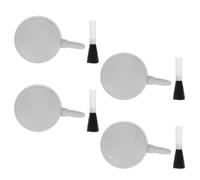 Hoement Soplador de Aire Manual y Cepillo para Limpieza de Lentes Cámara, Set de 4 Piezas, para Fotógrafos Viajeros, Diseño Compacto y Suave, Adecuado para Limpieza de Teclados
