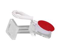 Hoement Soporte Antirrobo Móvil con Cadena de Seguridad Soporte Expositor Acrílico Transparente para Teléfonos Fácil Instalación y Compatible con Múltiples Marcas