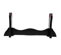 Hoement Soporte de Escritorio para Flauta Travesera de Madera Natural, Exhibidor Capa para Guardar y Mostrar Flautas, Organizador Compacto para Instrumentos Musicales Hogar