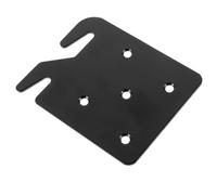 Hoement Soporte Metálico para Barandilla de Cama Herraje Resistente de Hierro Diseño Europeo Negro Accesorio para Camas Plegables Instalación Rápida y Duradera