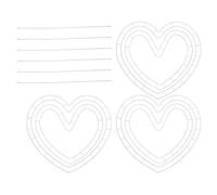 Hoement Soporte para Ramo de Novia en Forma de Corazón Blanco, Base Versátil de Plástico para Arreglos de Flores y Decoración Navideña Hogar