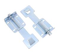 Hoement Soportes Ajustables de Metal para Campana Extractora, Gancho Elevador Telescópico Placa para Colgar, Resistente Zinc Plateado, Accesorios de Montaje para Cocina Doméstica