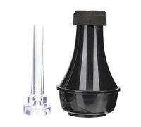 Hoement Sordina Recta para Trompeta de Plástico Abs, Juego Mini Silencioso con Boquilla Transparente para Trompeta, Accesorio para Práctica y Reducción de Ruido para Trompetistas