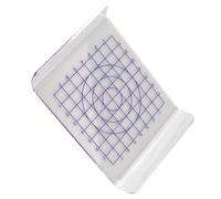 Hoement Tabla de Prensado de Arcilla Pequeña U con Escala Láser, Material Plástico Transparente, Rodillo para Moldear y Esculpir Arcilla Polimérica, Herramienta Portátil para Manualidades