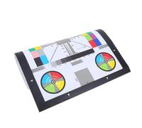 Hoement Tabla de Prueba de Cámara Cctv 40X30 CM Adhesiva Herramienta Profesional de Calibración y Ajuste de Enfoque de Lentes para Sistemas de Vigilancia y Monitoreo de Seguridad