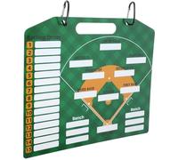 Hoement Tablero de Alineación Magnético para Béisbol con Diseño Escribible, Material Pvc, Incluye Tarjetas de Alineación y Marcador para Entrenamiento y Coaching Deportivo