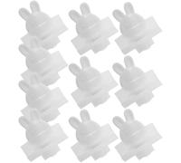 Hoement Tapones de Plástico Reutilizables para Bolsas de Agua Caliente 25X4 CM 10 Unidades Tapón Pequeño de Sellado Antifugas para Terapia de Calor y Frío en Salud y Hogar