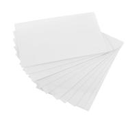 Hoement Tarjetas en blanco para sublimación con tecnología térmica, 10 piezas de plástico PET flexible, grabado doble cara, diseñadas para presentaciones y marketing