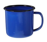 Hoement Taza de Esmalte Vintage de Hierro Diseño Retro, Taza de Camping Versátil para Bebidas Calientes y Uso Diario en Exteriores y Hogar