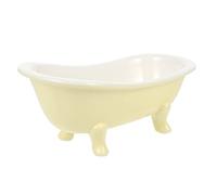 Hoement Tazón de Cerámica Forma de Bañera para Helados Ensaladas y Postres Diseño y Divertido para Cocinas y Restaurantes