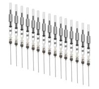 Hoement Tinta para Pluma Estilográfica con Rosca para Limpieza y Recarga 15 Diámetro 3,4mm, Acero Inoxidable y Plástico, Accesorio Resistente en Oficina o Escuela