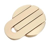 Hoement Tiradores Ocultos para Muebles de Aleación de Zinc Pomos Redondos Dorados para Cajones y Armarios Tiradores Metálicos Resistentes para Mesitas de Noche y Armarios Herrajes