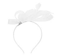 Hoement Tocado Floral Vintage para Mujer con Plumas y Malla Diadema Elegante para Bodas y Fiestas de Té Accesorio Cómodo y Distintivo para Cócteles y Banquetes