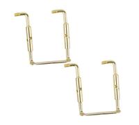 Hoement Tornillos Pequeños de Metal para Mentonera de Violín, 2 Piezas, Superficie Lisa Pulida, Reemplazo para Accesorios de Instrumentos Musicales