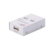 Hoement USB Selector Automático para Compartir Impresora y Escáner Conmutador Sin Cable para Computadoras Interruptor Periférico y Práctico para Oficina Pequeña