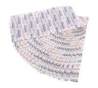 Hoement Vendajes Grandes PE 100 Uds Impermeables y Transpirables para Uso en Familias y Chef Protección para Heridas y Cortes Resistente al Agua