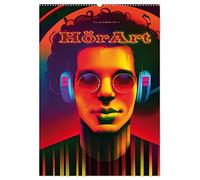 HörArt (Wandkalender 2026 DIN A2 hoch), CALVENDO Monatskalender: Stylische Kids mit Sound auf den Ohren