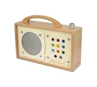 hörbert 3.0 Accesible para niños + contenido multilingüe + baterías. 9 listas de reproducción y contenido en alemán, inglés, francés, español y holandés, con micrófono y puerto de carga USB-C