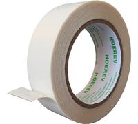 Hoerev Cinta adhesiva translúcida de doble cara para la eliminación de Cinta adhesiva para carteles: reutilizable, su solución ideal para colgar carteles,escaparates y vidrios,3/4" x28y, 19mmx25m