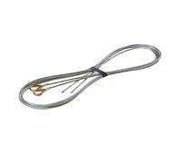 Hörmann 3064376 - Cable de alambre con guardacabos N (tamaño: 3 mm, longitud 3780 cm, acero de alta calidad, fácil fijación mediante el guardacabos, para puertas de garaje)