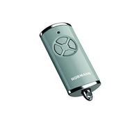 Hörmann 4511577 HSE 4 BS-Mando a Distancia para Puerta de Garaje (868 MHz, Pilas, 28 x 70 x 14 mm, Incluye Llavero), Color, Gris clásico Brillante