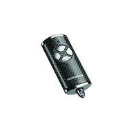 Hörmann 4511585 HSE 4 BS-Transmisor Manual (frecuencia 868 MHz, Brillante, accionamiento para Puerta de Garaje con Tapas Pilas, 28 x 70 x 14 mm, Incluye Llavero), Cromo de Carbono