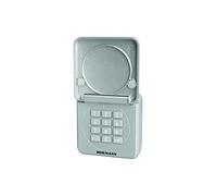 Hörmann 4511861 FCT 10-1 BS 4511861-Interruptor de código inalámbrico (868 MHz, hasta 10 accionamientos de Puerta, Teclado Iluminado, Tapa abatible, Color RAL 9006), Gris