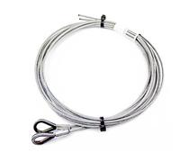 Hörmann Cable de alambre Z (tamaño: 3 mm, longitud 2695 cm, de acero de alta calidad, con cuerda de recogida, duradero y resistente, para puertas de garaje) 3064351