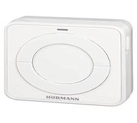 Hörmann Fit 2 4511652 - Pulsador de pared interior, posibilidad de conexión de 2 controles mediante cable, Blanco