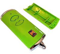 Hörmann Funda para Mando a Distancia HSE2BS, Color Verde, Carcasa vacía sin batería, sin Placa de Repuesto, Carcasa Superior e Inferior