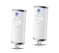 Hörmann HSE4-868-BS - 2 piezas de repuesto para abridor de puerta de garaje de 4 canales, compatible con emisor manual HSE2-868-BS, Hörmann puertas y accionamientos, color blanco